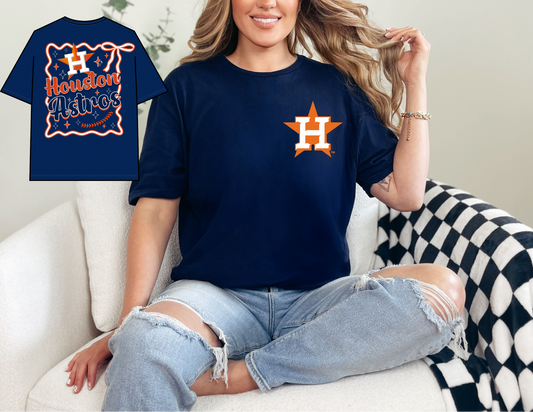Houston Baseball Coquette T-Shirt