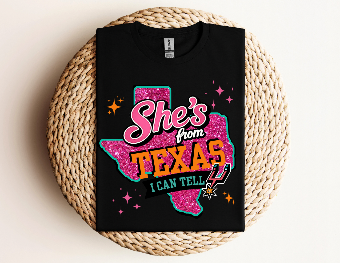 She's from texas spurs T-Shirt
