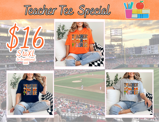 Baseball Educator Tee