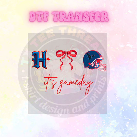 Htown  DTF Single Transfer new