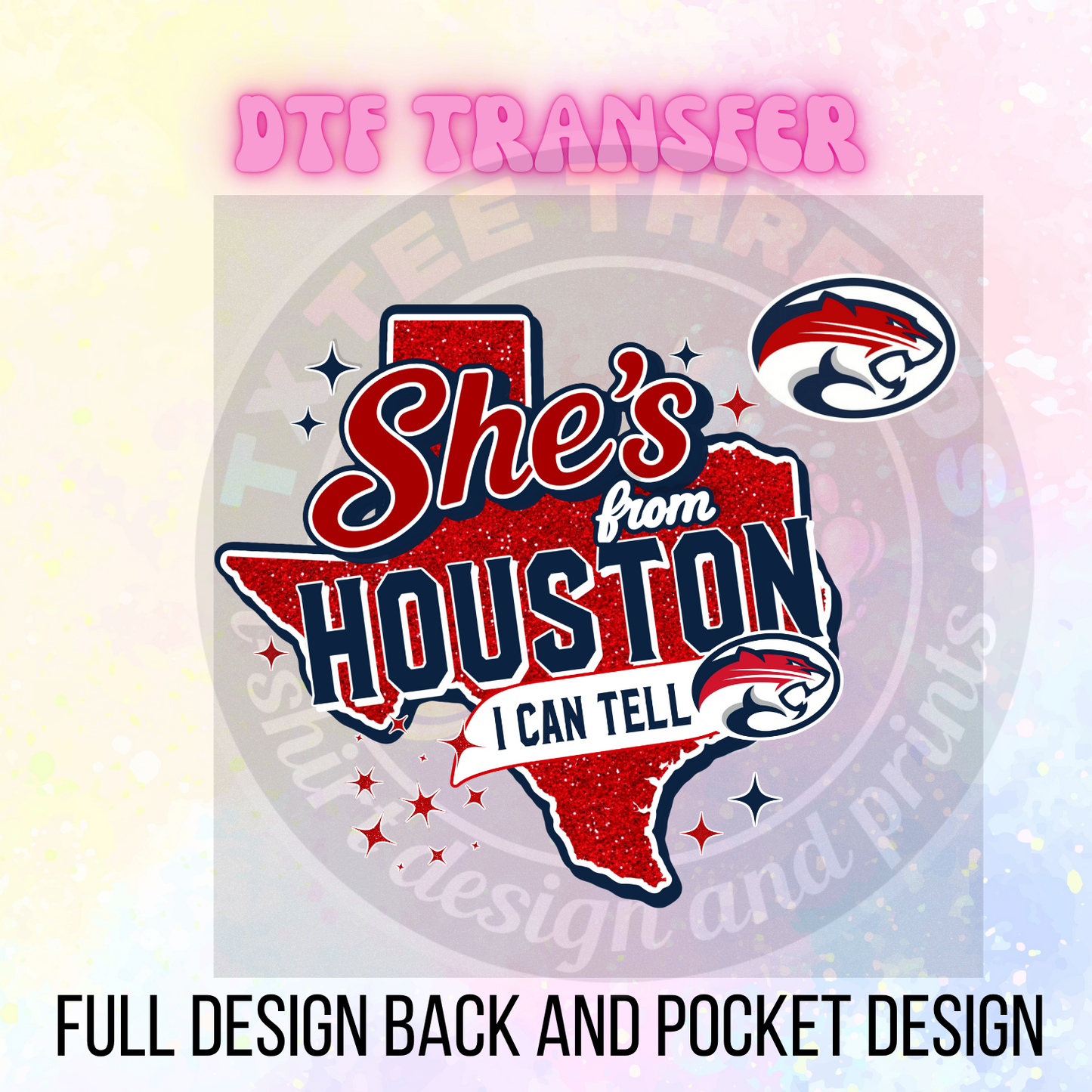 She’s from Houston Cougar DTF Transfer Only