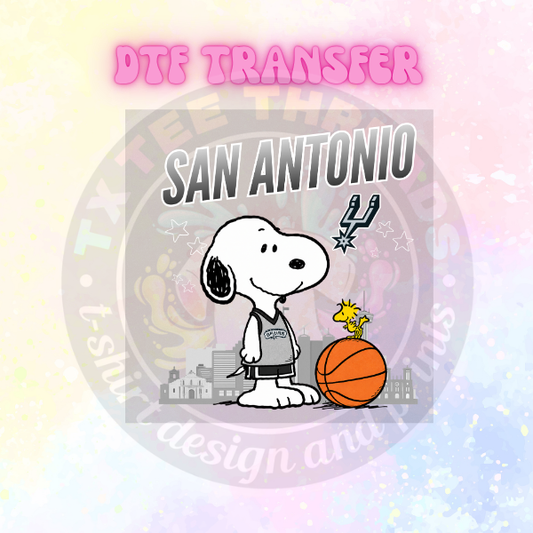 San Antonio character basketball design