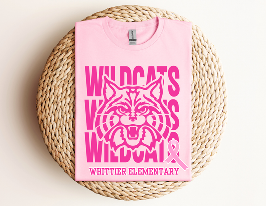Wildcats Pink October Spirit Wear Tee