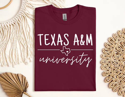 TAMU unisex t-shirt